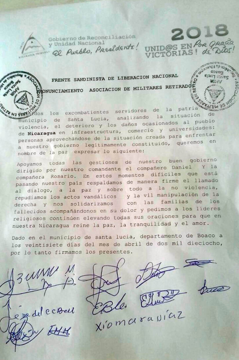 PRONUNCIAMIENTOS